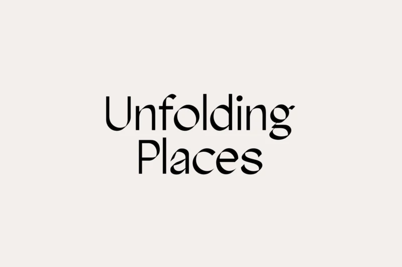 Ontwerp logo Unfolding Places